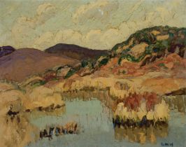 Φ Letitia Marion Hamilton RHA (Irish 1878-1964) Irish landscape, probably in Connemara Signed with