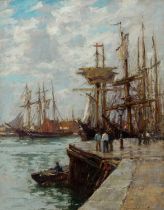 Terrick Williams (1856-1935) Morning, Poole Harbour Signed Terrick Williams (lower right), and