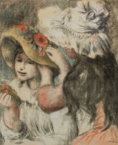 Pierre-Auguste Renoir (French 1841-1919) Le Chapeau Épinglé, 2e planche (Delteil 30) Lithograph in