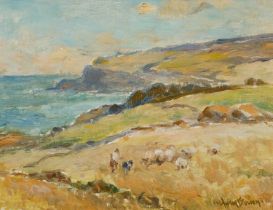 Φ Owen Bowen (1873-1967) Robin Hood's Bay Signed OWEN BOWEN (lower right) Oil on canvas 28 x 35.5cm