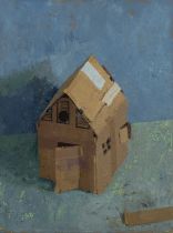 Avital Burg (b.1985) House on the Floor 2015 Oil on canvas 61 x 45cm (Excluding frame) 76 x 61cm (