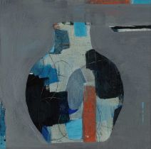 Jennifer Monds (b.1958) Patchwork Vase Signed and inscribed 'Patchwork Vase'/JMonds (to reverse)