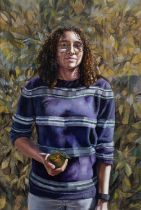 Joshua Donkor (b.1997) Isobel, a Year of Return Signed and dated Joshua Donkor/2022 (lower right)