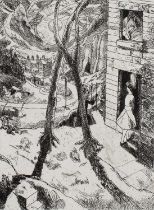 Φ William S. Taylor (1920-2010) The Sun Rising Etching 38 x 28.5cm (sheet) Unframed Generously