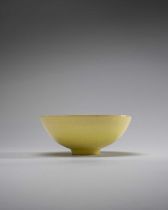 Sam Chatto (Contemporary) Yellow Glazed Bowl Stoneware 8 x 15cm There is no buyer's premium or