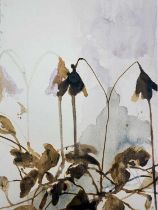 Iris Hill (Lisa Gardner) (b.1982) Twin Flower - Cairngorms Signed Iris Hill (lower right)