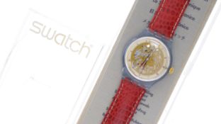 Swatch Skeleton Automatic with Box and Papers