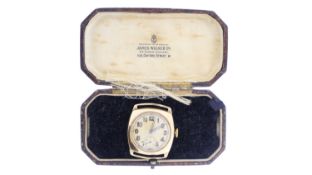 Stolkace Dress Watch 9ct yellow gold Manual Wind Circa 1940's
