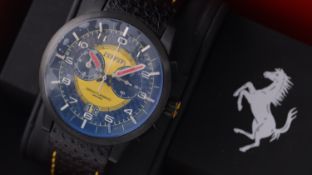 Ferrari Gran Turismo Chronograph Quartz Wristwatch Full Box and Papers