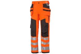 LARGE PALLET OF ASSORTED WORKWEAR STOCK. PALLETS MAY INCLUDE ITEMS SUCH AS: HI-VIZ JACKETS, HI-VIZ