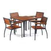 Pallet To Contain 6 x New & Boxed Dorset Dining Table Set – 75cm Square Table with 4 chairs –