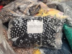 200 x New & Packaged Mixed Items from A Major UK Retailer. May include: Jeans, Dresses, Shorts,