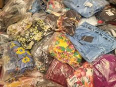 10 x New & Packaged Mixed Items from A Major UK Retailer. May include: Jeans, Dresses, Shorts,