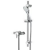 Boxed Bristan Sonique Rear-Fed Exposed Chrome Thermostatic Mixer Shower. - R14.1. RRP £229.99.