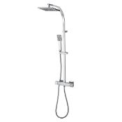 Boxed GoodHome Kever Chrome effect Thermostatic Mixer Shower. - PWBW. RRP £190.00.