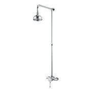 Boxed Bristan Colonial Rear-Fed Exposed Chrome Thermostatic Mixer Shower. - R14.2. RRP £349.00.