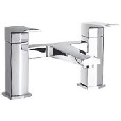 Boxed Bristan Elegance Chrome 150mm Deck Mounted Lever 2 Tap Holes Bath Mixer Tap. - R14.1.