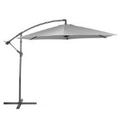 Grey 3M Banana Parasol-ER52