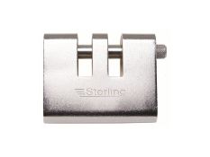 BRAND NEW STERLING 91MM ARMOURED STEEL SHUTTER LOCK DOUBLE SLOTTED. RRP £100.