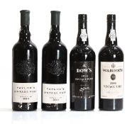 A selection of Vintage Ports,