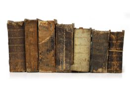 Seven Bibles, including: 1- The Holy Bible, containing the Old Testament and the New (preceded by an