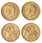 Coins, South Africa, George V (1910-1936),