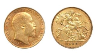 Coins, Great Britain, Edward VII (1901-1910),