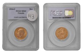 Coins, Canada, George V (1910-1936),