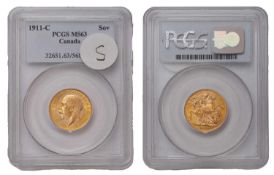 Coins, Canada, George V (1910-1936),