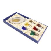 A boxed liquor set,