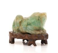 A Chinese hardstone frog,