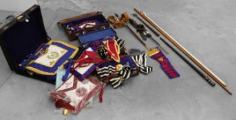 Masonic robes and sashes,