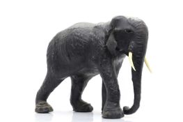 A Liberty-style leather elephant,