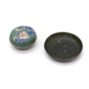 A Chinese sage jade dish,