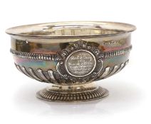 An Edwardian silver presentation bowl,