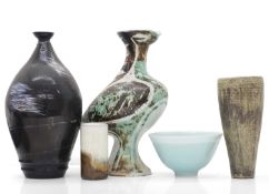 A collection of Studio pottery,