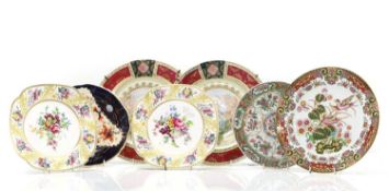 A pair of Vienna porcelain wall plates,