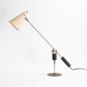 A magnetic table lamp,