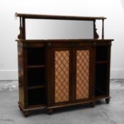 A Regency rosewood chiffonier,