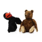 A Steiff teddy bear,