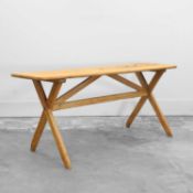 A pine tavern table,