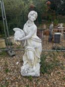 A modern composite stone classical figure,