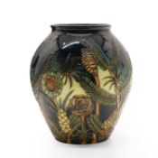 A Moorcroft 'Amazon Twilight' pattern pottery vase,