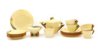 A Clarice Cliff 'Bignou' tea service,