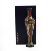 A Moorcroft 'Trinity' pattern pottery vase,