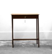 A George III mahogany side table,