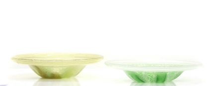 Two WMF Ikora glass bowls,