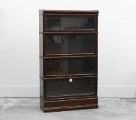 A Globe Wernicke mahogany bookcase,