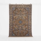 A Keshan wool rug,
