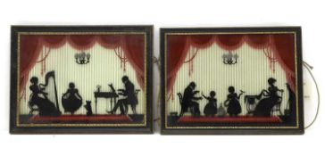 A pair of silhouettes,